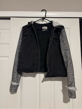 Denim Hooded Jacket